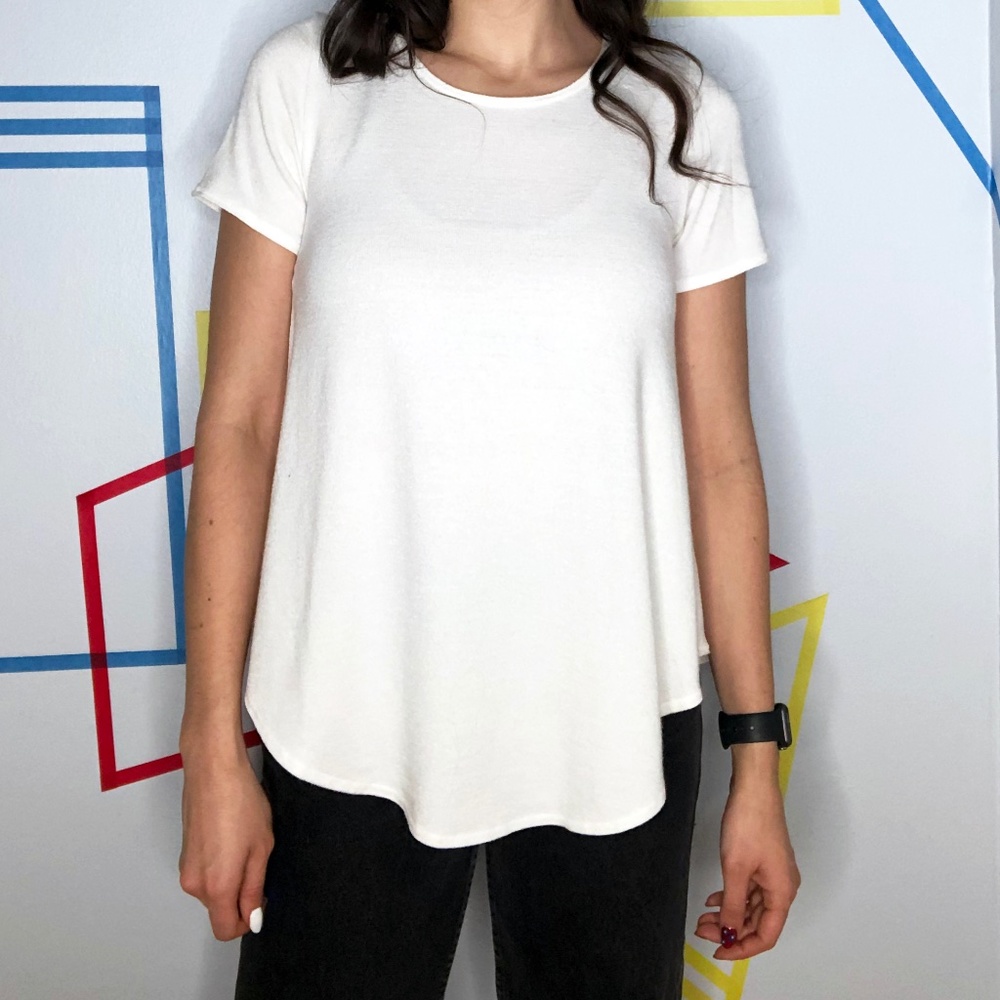 Wilfred Free White Knit Tee